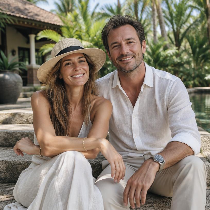 Sample traveler portrait for Sophie & Marc